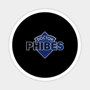 Doctor Phibes - Doctor Who Style Logo Magnet